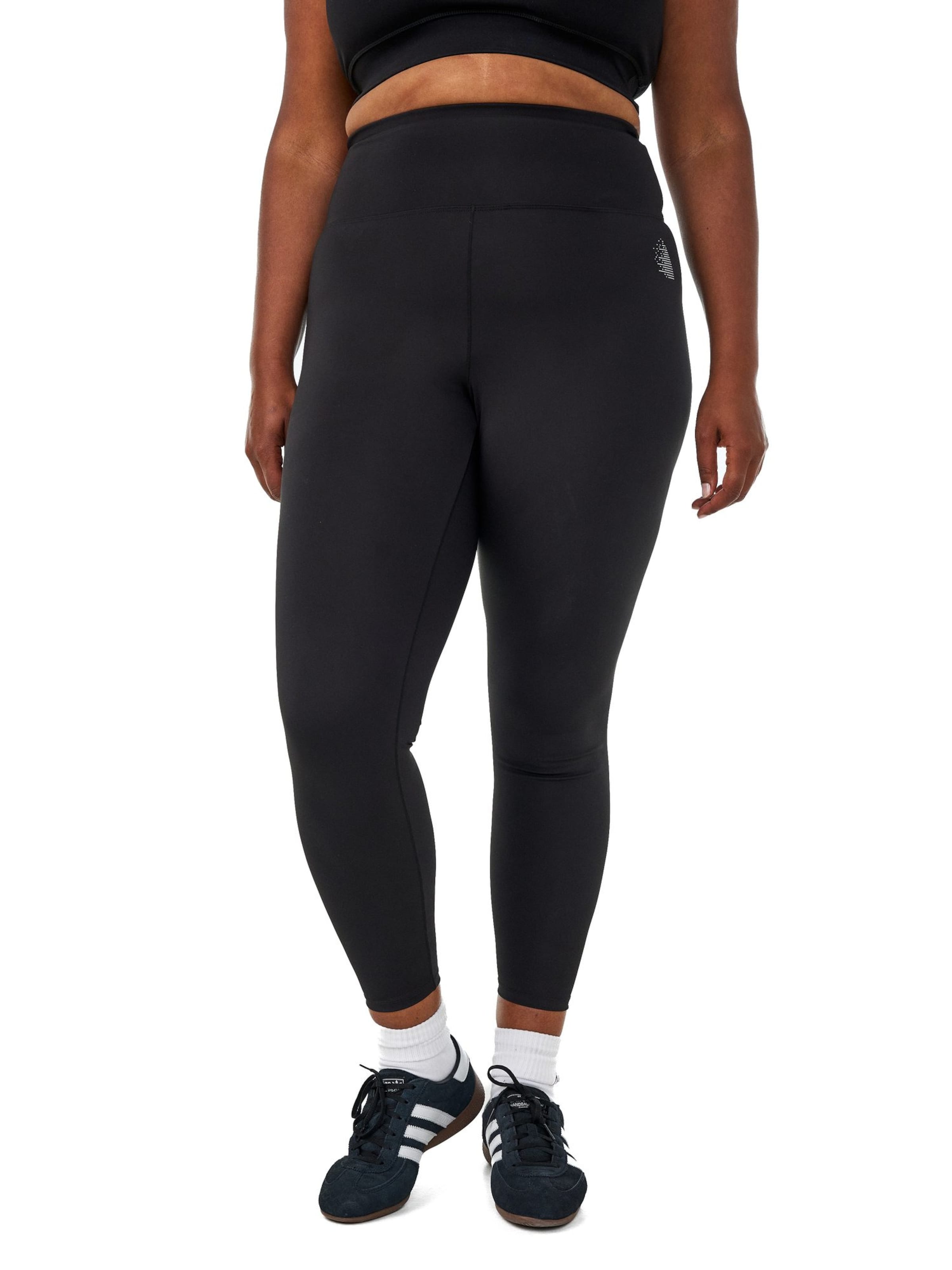 Active by Zizzi Skinny Legginsy 'AMARIE' w kolorze czarny: przód