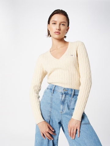 GANT Sweater in White: front