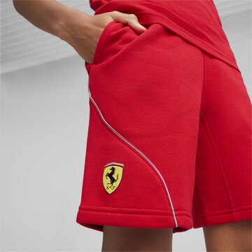 Regular Pantalon de sport 'Scuderia' PUMA en rouge