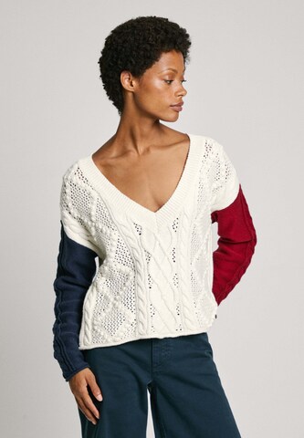 Pull-over 'HADA' Pepe Jeans en blanc