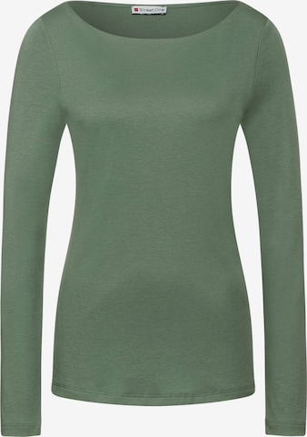 STREET ONE Shirt in Groen: voorkant