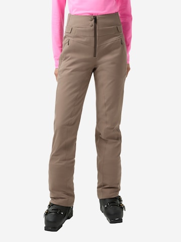 Bogner Fire + Ice Flared Skihose 'Borja' in Braun: Vorderseite