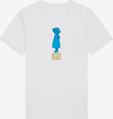 F4NT4STIC Shirt 'Heidi From The Alps' in Wit: voorkant