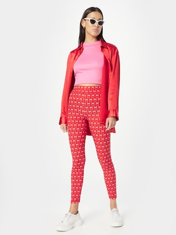 Coupe slim Leggings 'GELOSO' PINKO en rose