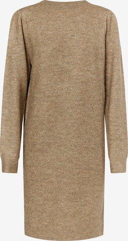 DreiMaster Vintage Knit dress 'Incus' in Brown