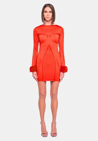 OW Collection Coctailkjole 'Ciara' i rød: forside