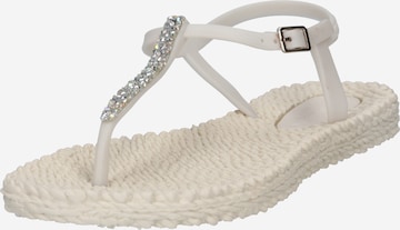 ILSE JACOBSEN Teenslipper in Beige: voorkant