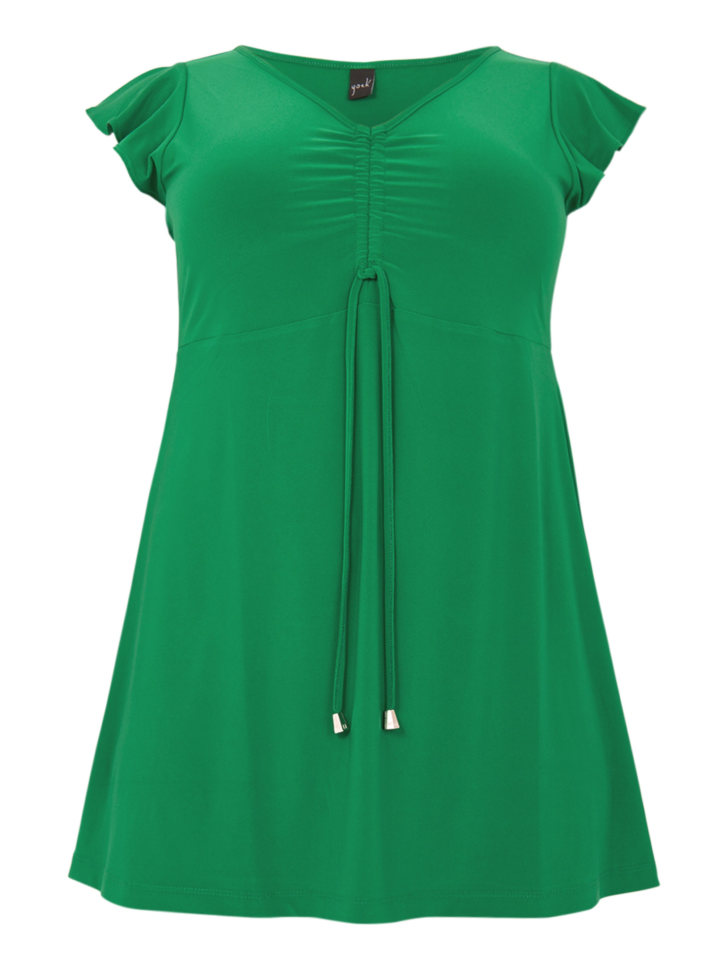 YOEK Tunic in Green: front