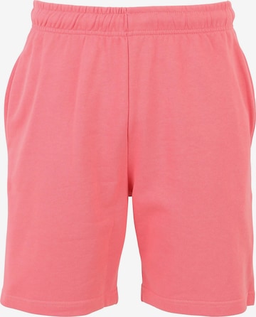 Urban Classics Trousers in Pink: front