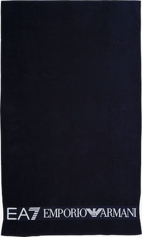 Emporio Armani Beach Towel in Blue: front
