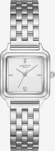 Glanzstücke München Analoguhr in Silber: Vorderseite