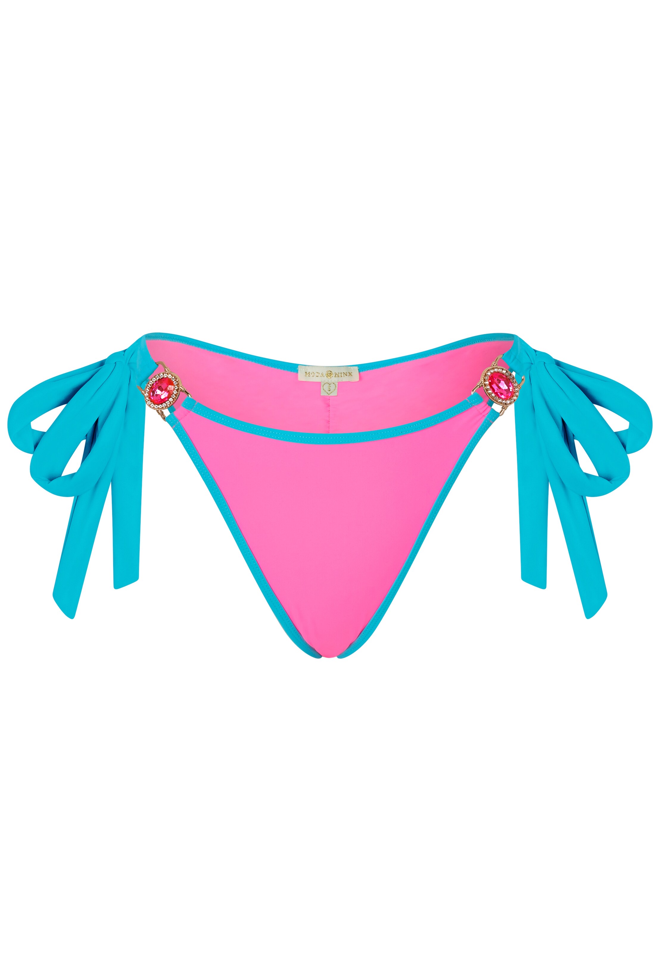 Moda Minx Bikinihose in Pink: Vorderseite