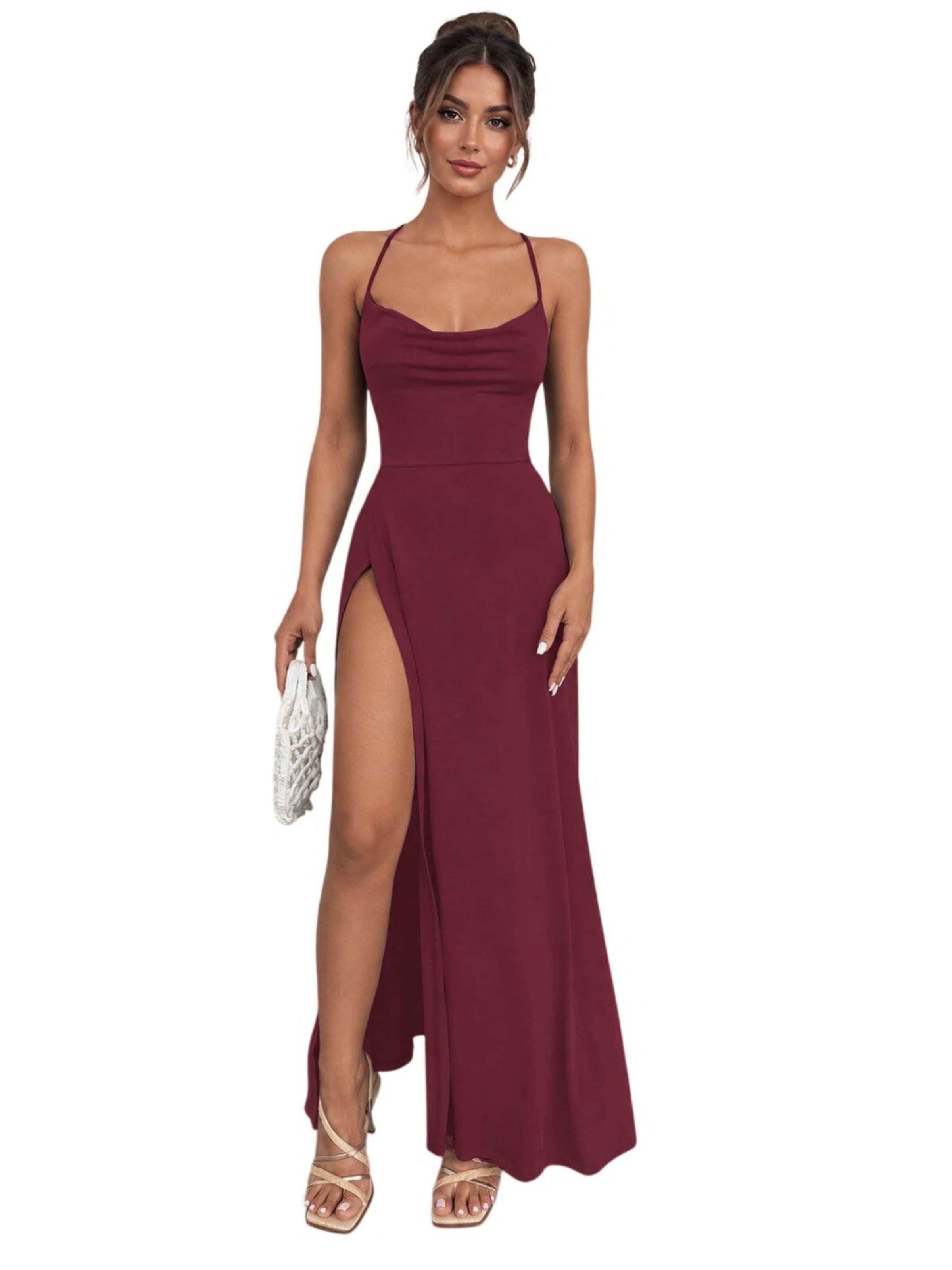 Ocoza Dress in Red: front
