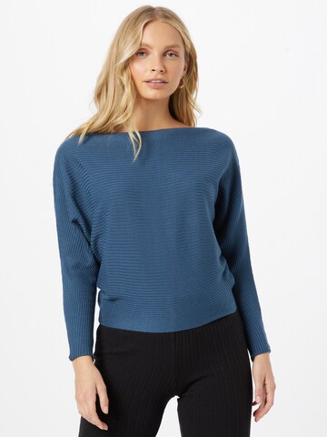 Sweat-shirt Trendyol en bleu : devant