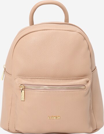 L.CREDI Rucksack 'Budapest' in Beige: predná strana