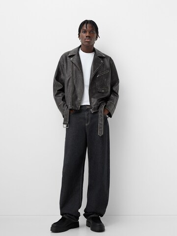 Veste mi-saison Bershka en noir