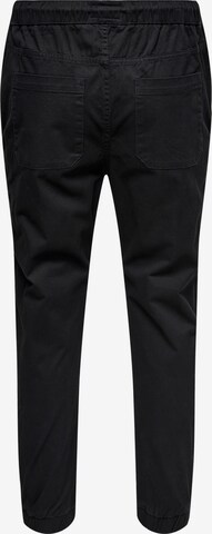 Only & Sons - Tapered Pantalón 'Linus' en negro