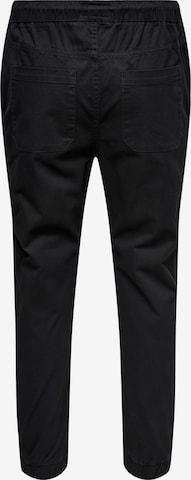 Effilé Pantalon 'Linus' Only & Sons en noir