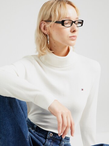 TOMMY HILFIGER Pullover in Beige