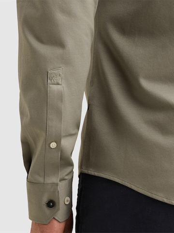 VANGUARD Regular fit Overhemd 'Elevated Knit shirt with widespread collar' in Groen
