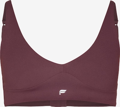 Fabletics Urheilurintaliivit 'PURELUXE' värissä burgundin punainen / valkoinen, Tuotenäkymä