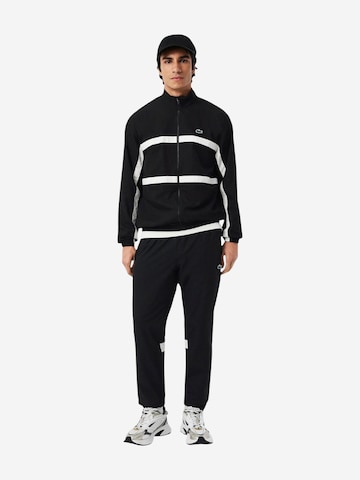 LACOSTE Regular Workout Pants 'WH0226' in Black: front