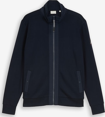 TOM TAILOR - Sudadera con cremallera en azul: frente