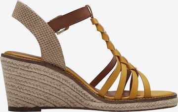 TAMARIS Sandals in Yellow