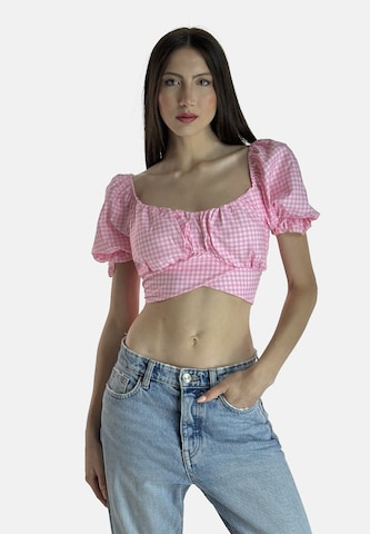 Elara Bluse i pink: forside