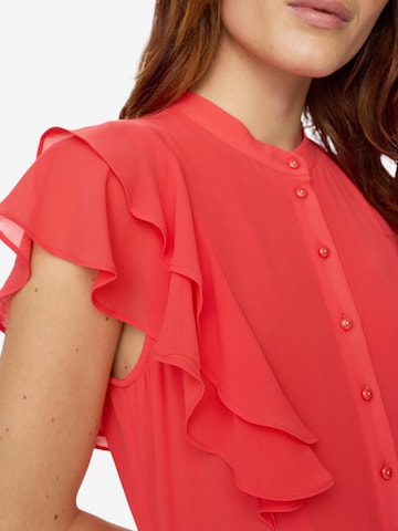 NÜMPH langes Sommerkleid in Rot