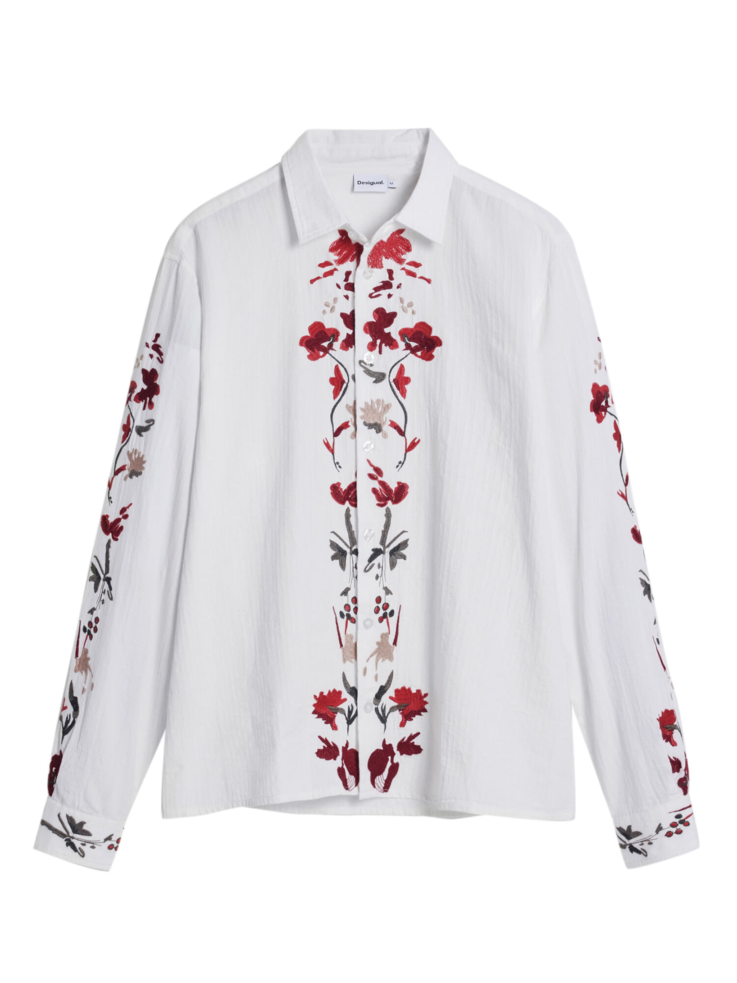 Desigual Regular Fit Skjorte i hvid: forside