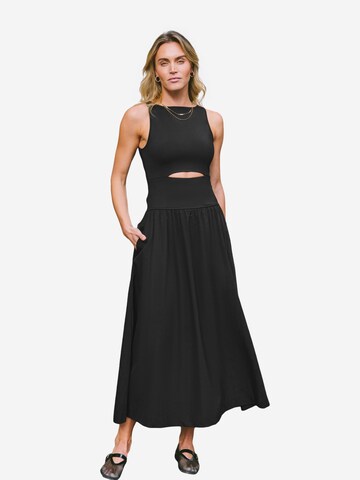Cupshe Sommerkleid 'Black-CAA05A4D115AA/Red-CAA05A4D115JJ/Brown-CAA05A4D115HH'‌‌‌ in Schwarz