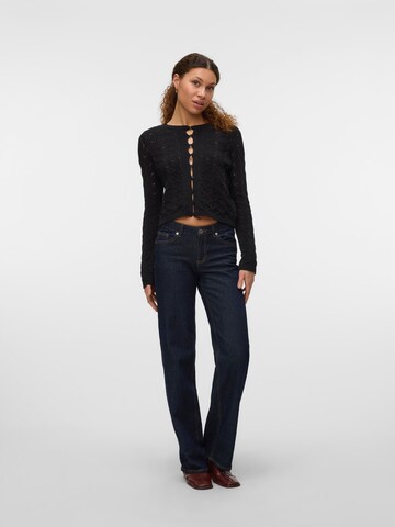 VERO MODA Strickjacke 'PAOLA' in Schwarz