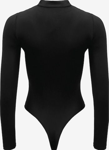 OW Collection Shirt Bodysuit 'JEN' in Black