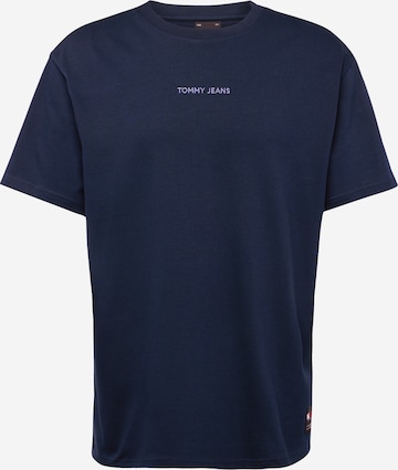 T-Shirt 'Classics' Tommy Jeans en bleu : devant