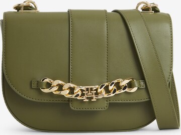 TOMMY HILFIGER Crossbody Bag 'Luxe' in Green: front
