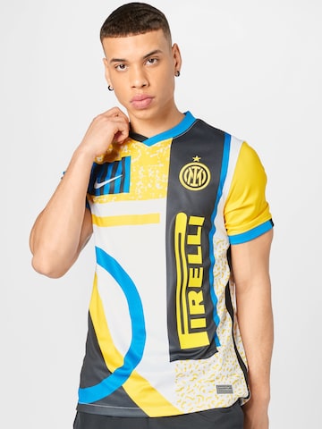 NIKE Functioneel shirt 'Inter Mailand 2020/2021' in Wit: voorkant