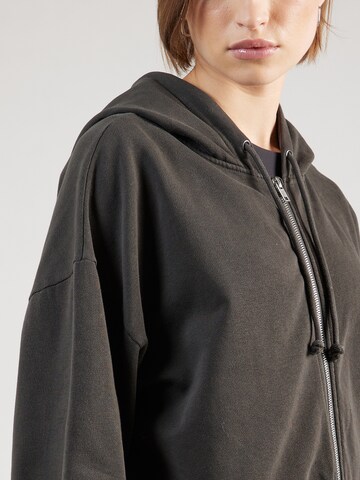 Cotton On Zip-Up Hoodie 'Classic' in Brown