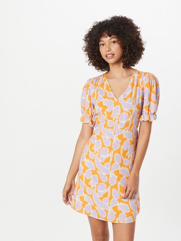 Compania Fantastica - Vestido de verano en naranja: frente