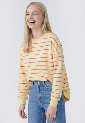 MYMO - Sweatshirt em amarelo: frente