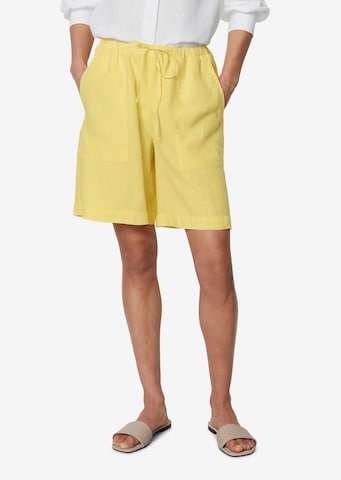 Marc O'Polo Regular Pants in Yellow: front