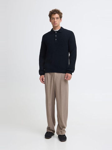 Casual Friday - Jersey 'CFAlbret Polo Knit' en negro