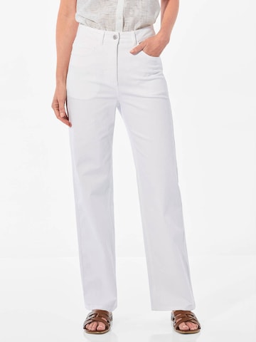 Goldner Loose fit Jeans in White: front