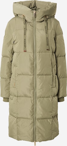 MOS MOSH Winter Coat in Green: front