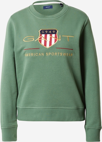 Sweat-shirt GANT en vert : devant