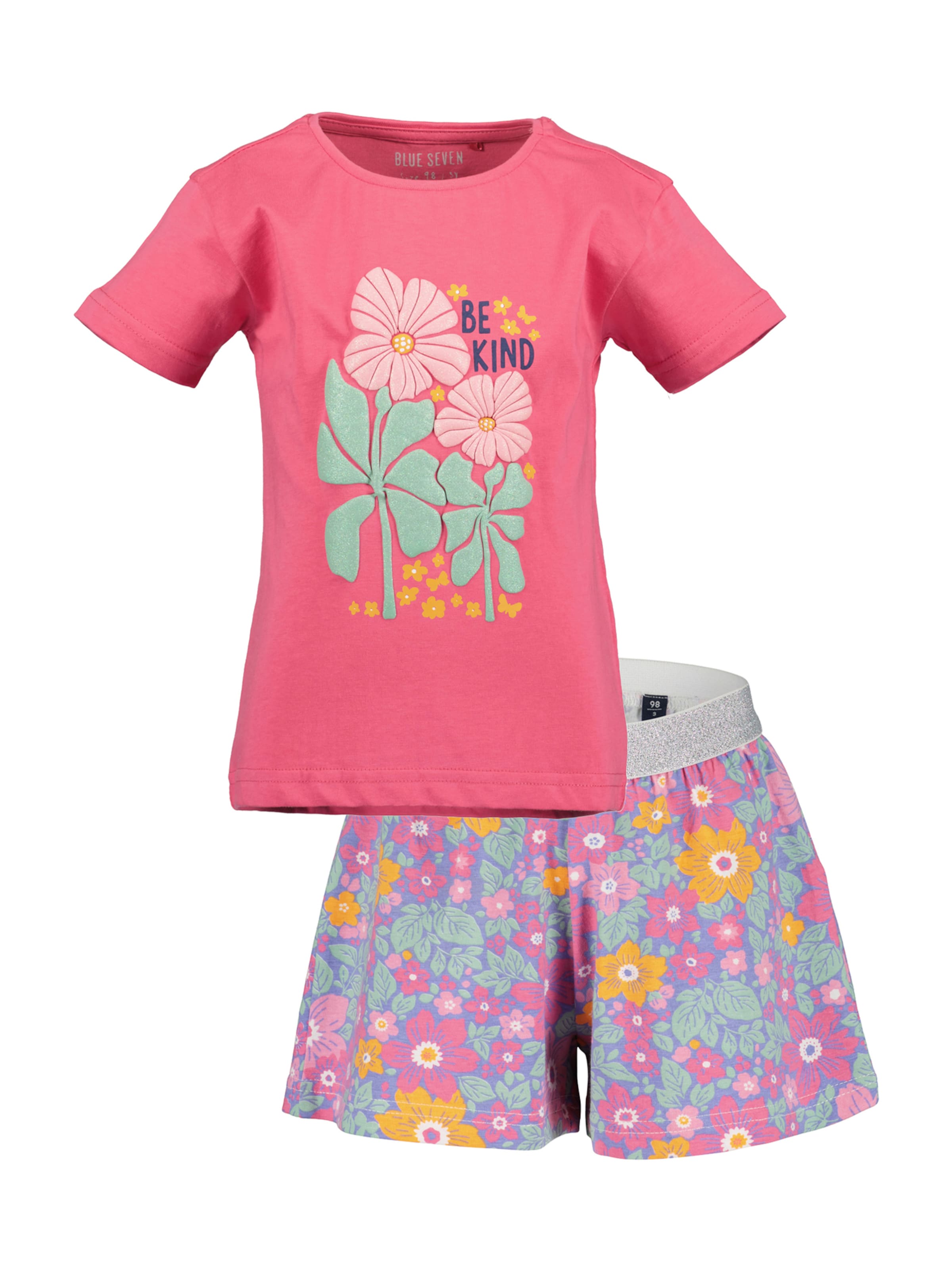 BLUE SEVEN Zestaw w kolorze różowy: przód