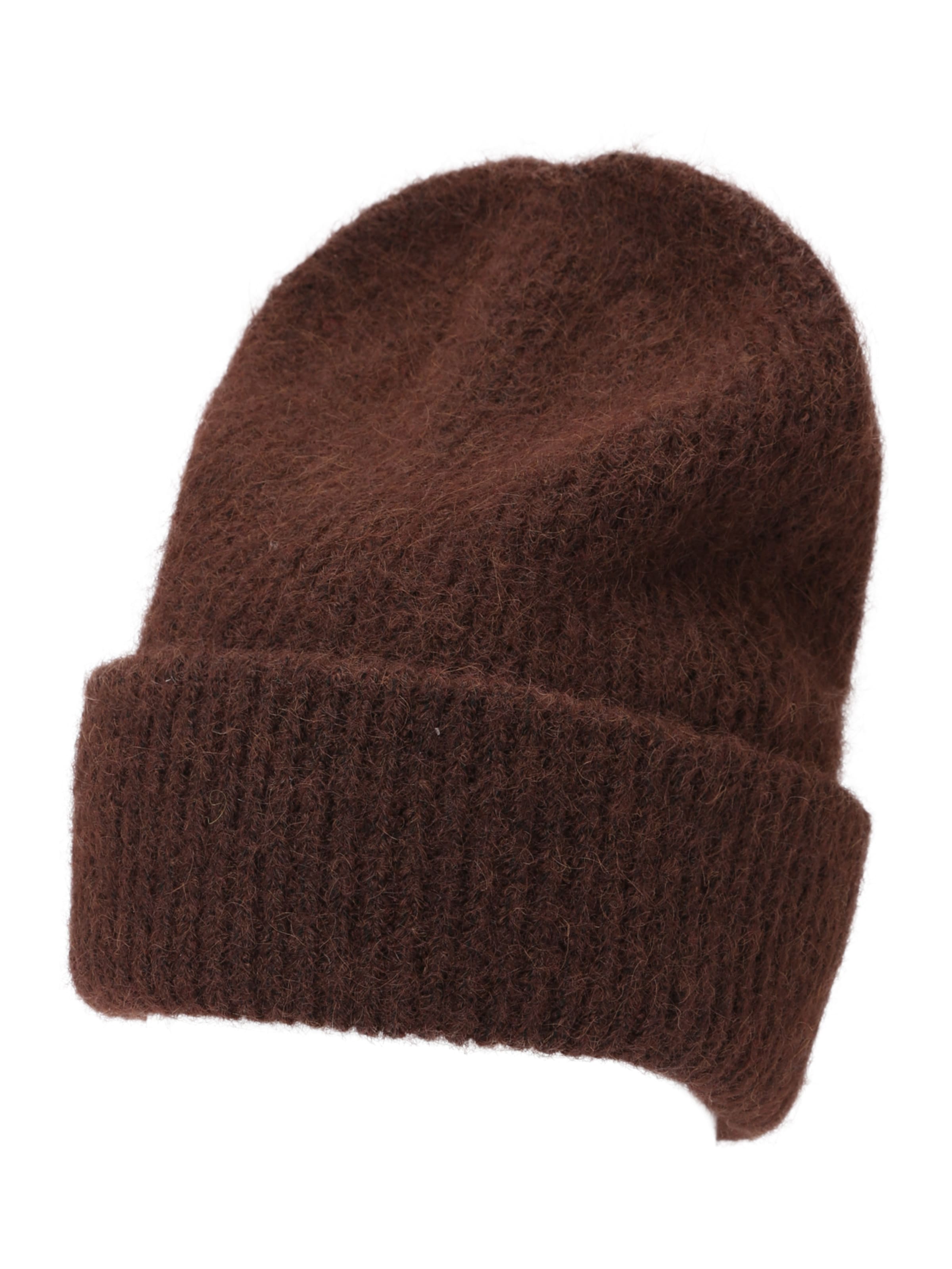 Tatiana Zidekova Beanie in Brown: front