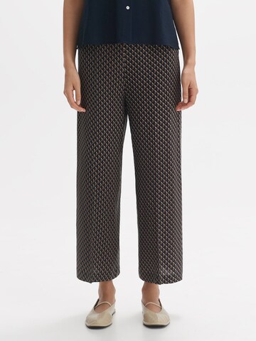 OPUS Wide leg Pantalon 'Misha' in Bruin: voorkant