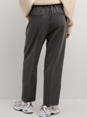 Kaffe Regular Pleated Pants 'Sakura' in Grey