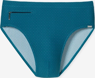 SCHIESSER Swim Trunks ' Classic Swim ' in Blue: front